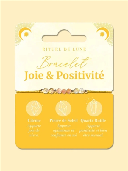 Bracelet d'intention Joie & Positivité