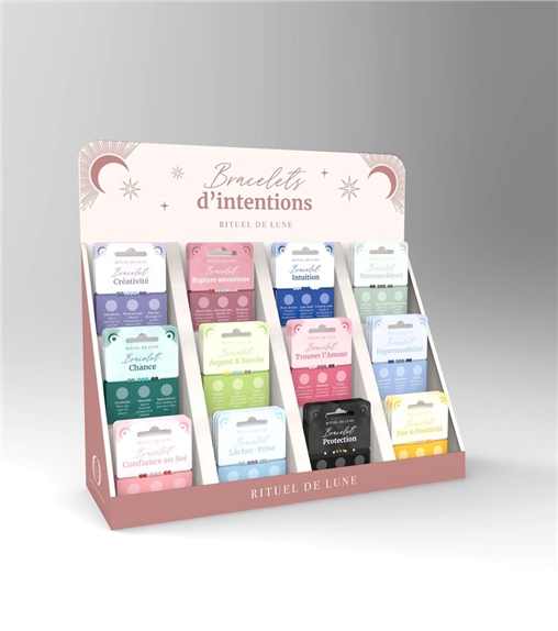 Présentoir vide Bracelets d'Intentions