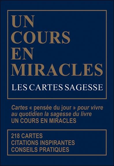 Un cours en miracles - Les cartes sagesse