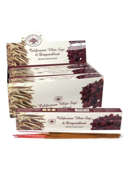Encens Green Tree White Sage & Dragonsblood - 15 grs