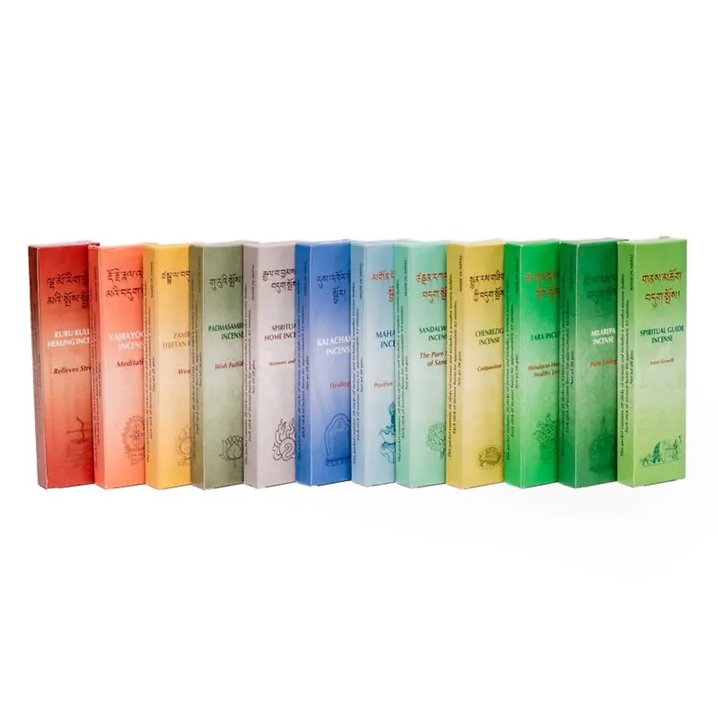 Encens Tibétain SET de 12 boites | 20 g