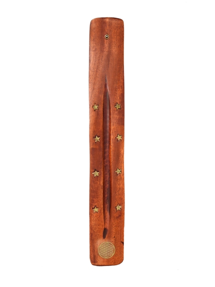 Porte-encens Bâton Etoiles et Fleur de vie