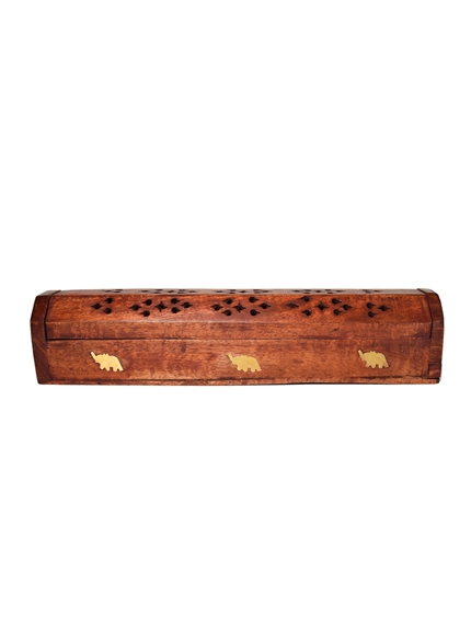 Boite Porte-encens en bois Eléphant
