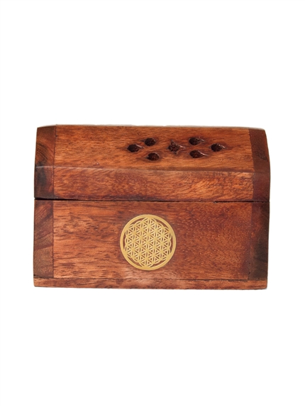 Boîte Porte-encens cône Fleur de vie