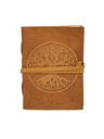 Grimoire en cuir Camel Arbre de vie - Petit Format
