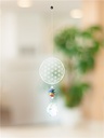 Mobile Attrape-soleil Cristal Fleur de vie 41 cm