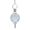 Pendule Cristal de roche 7 Chakra | 24 g; 4.5 cm