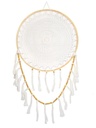 Attrape-rêves Macramé Boho Blanc 40 cm
