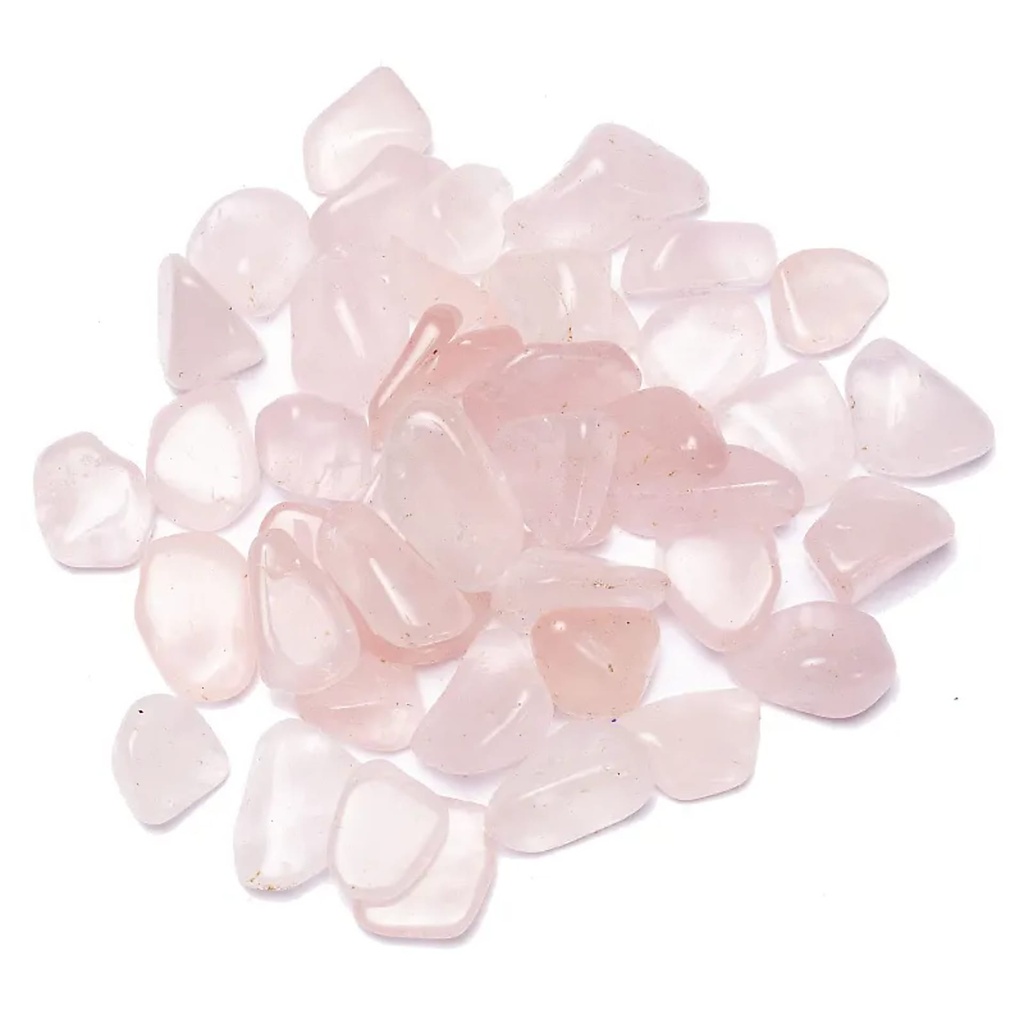Quartz girasol rose pierres polies qualité B | ±250 g;±2-3 cm