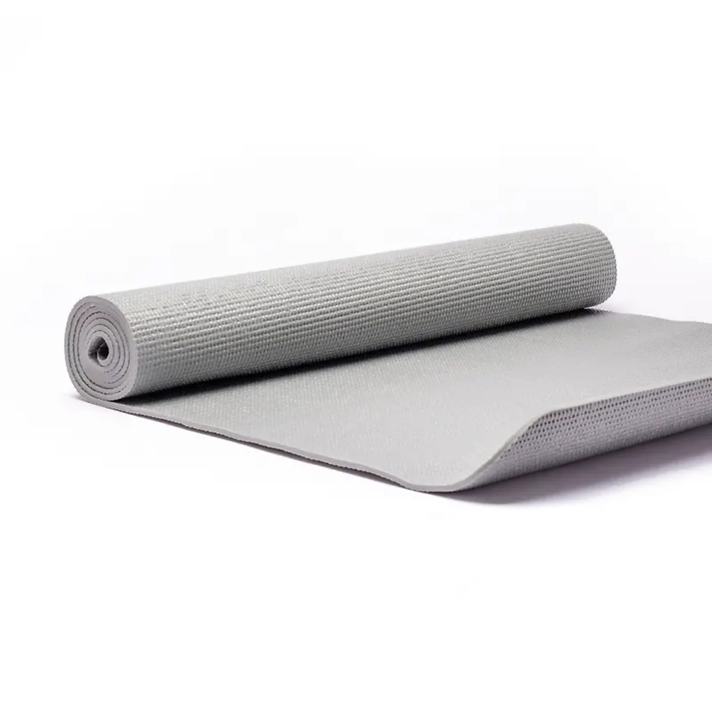 Tapis Yoga PVC gris Yogi & Yogini | 1200g; 61x183x0.5cm