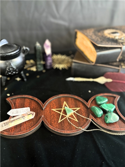 Support en bois Triple Lune