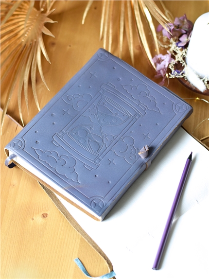 Grimoire en cuir Elément Air