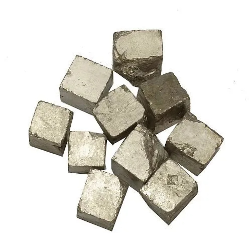 Cubes de pyrite bruts | ± 1000g; ± 2-3 cm