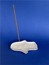 Porte-encens en céramique Main de Hamsa