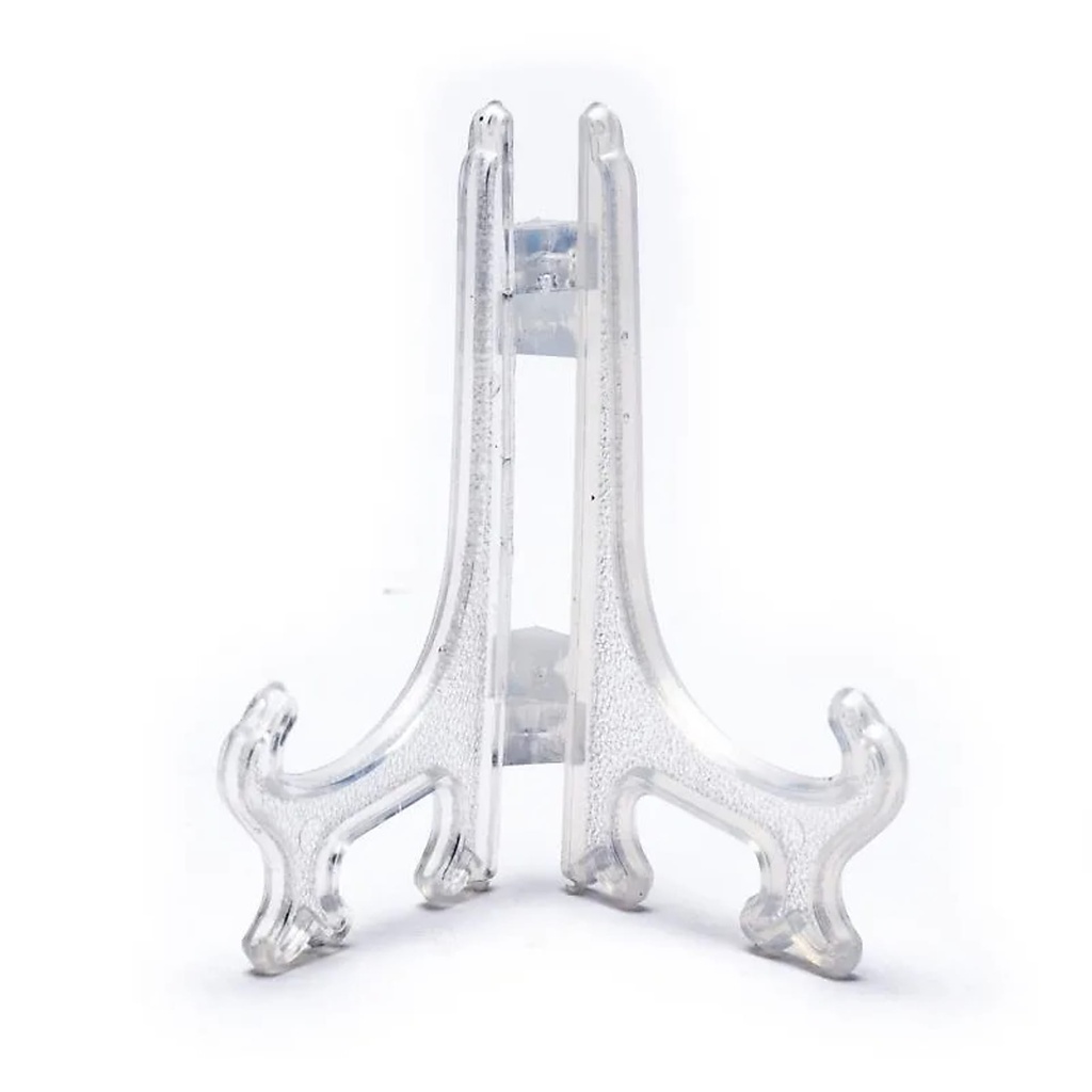 Présentoir de tranche d'agate transparent | 7.5x5 cm