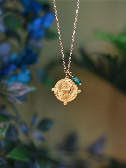 [3660341754320] Collier Totem Le Cerf