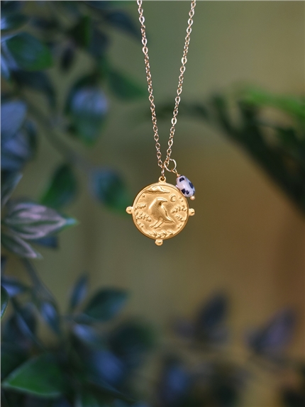 [3660341754368] Collier Totem Le Corbeau