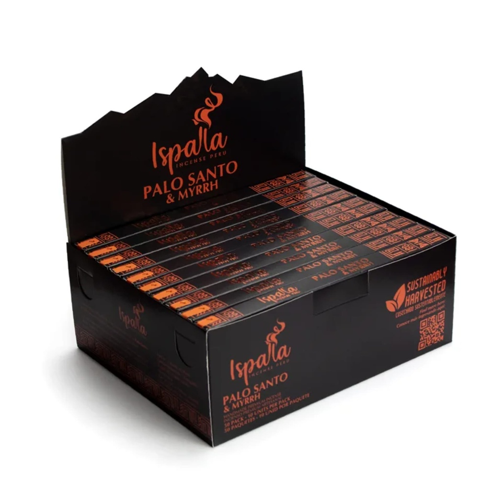 Encens Ispalla Palo Santo & Myrrhe naturel  -- 50x15g