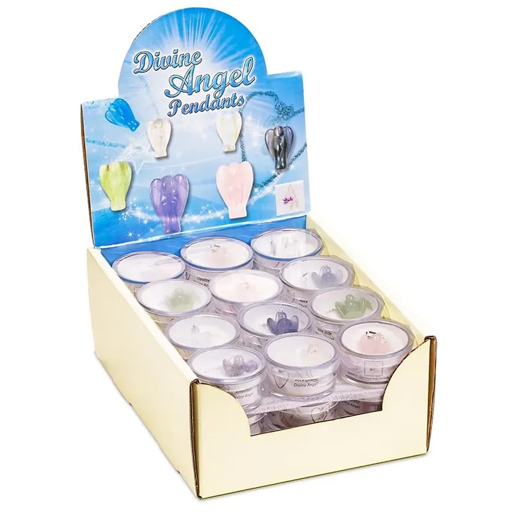 Boîte présentation pendentifs ange divin 36 pièces | 2.5 cm