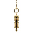 Mimi Pendule en laiton plaqué or | 4 g; 2.5 cm