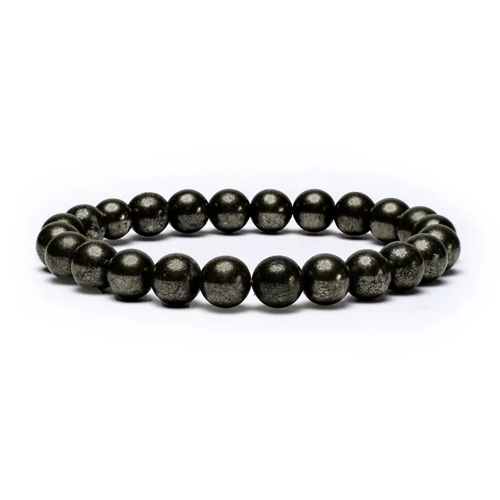 Bracelet élastique en Pyrite | 0.8cm;9cm
