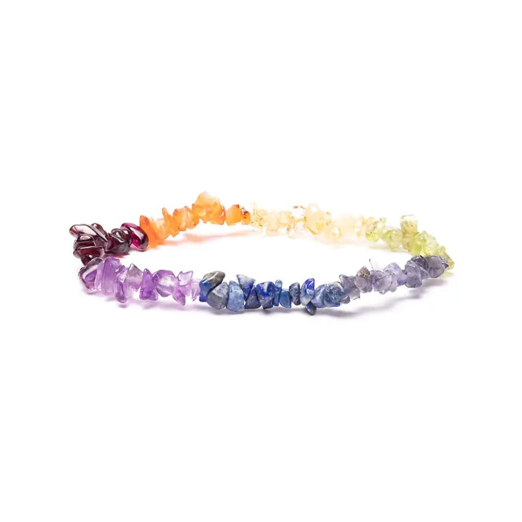 Bracelet élastique 7 éclats de chakra