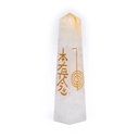 Obélisque reiki en Cristal de roche | 7.5-10cm