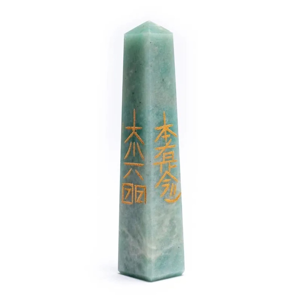 Obélisque reiki en Amazonite | 7.5-10cm