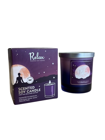 Bougie parfumée Aromathérapie Relax