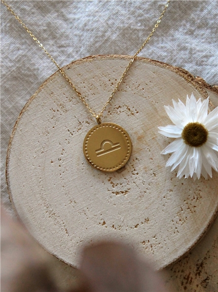 [3660341754252] Collier Signe astrologique Balance