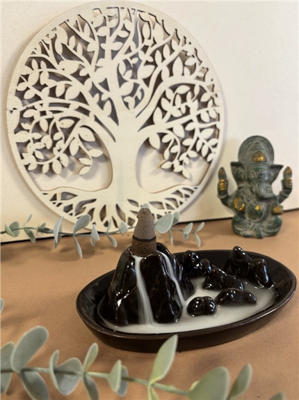 Porte-encens Backflow Montagne 13 cm