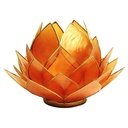Eclairage d’ambiance Lotus orange doré grand | 15x15 cm