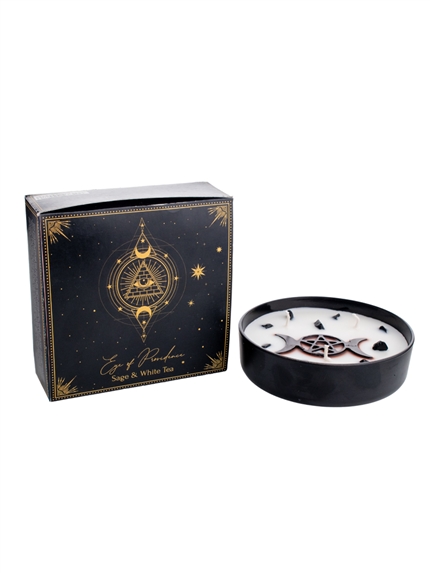 Bougie parfumée Esotéric Eye of Providence - Sauge et Thé Blanc 200 grs