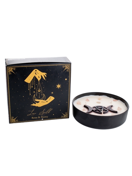 Bougie parfumée Esotéric Love Spell - Rose et Pivoine 200 grs