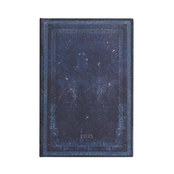 12-Mois 2025 encre Bleue Midi HOR