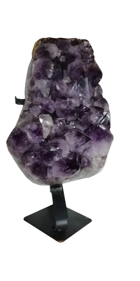 Druse Améthyste sur Socle Métal - 10,14 Kg