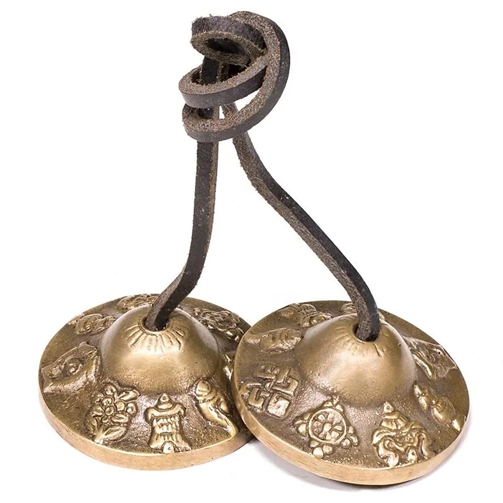 Cymbales 8 signes auspicieux | 150 g; 5.5 cm