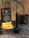 Bougies à rituel - Protection - Noires