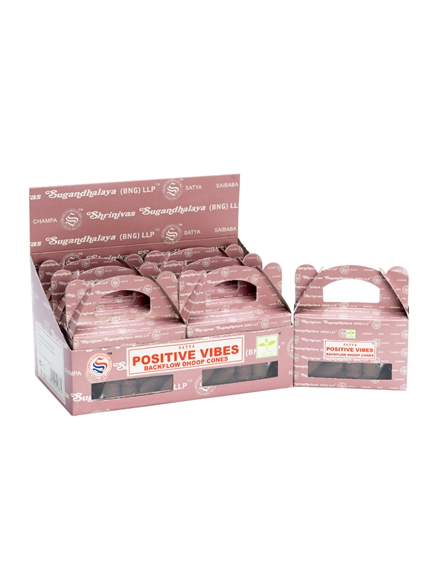 Encens Satya - Positive vibes Cône Backflow