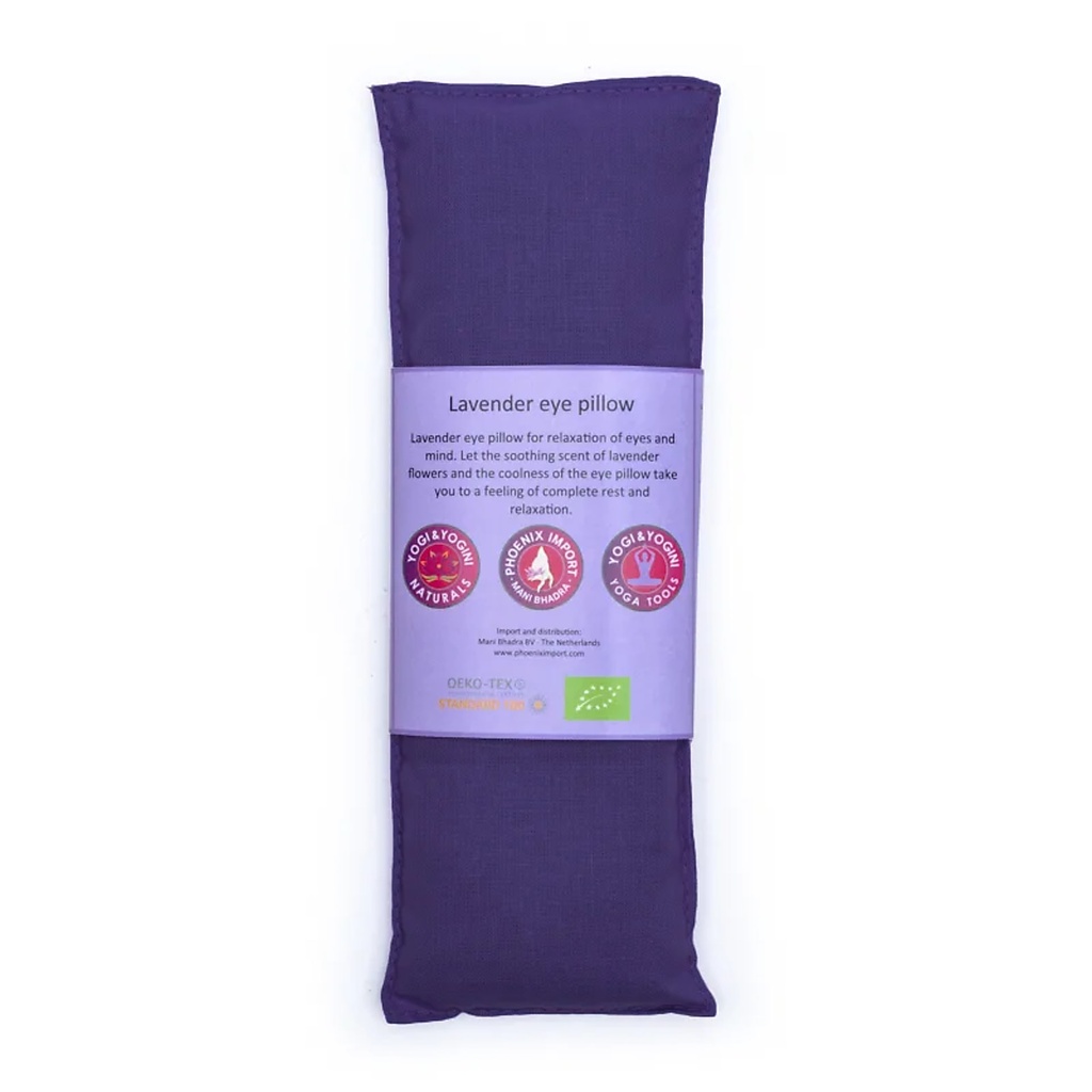 Coussin pour les yeux Lavande Bio violet foncé | 140 g; 22x8 cm