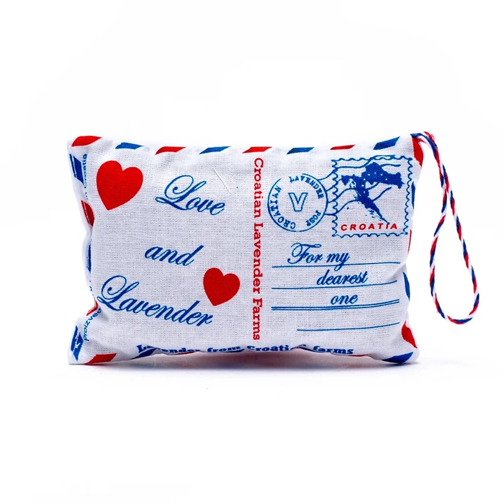 Coussin carte postale Lavande | 25 g; 11x7 cm
