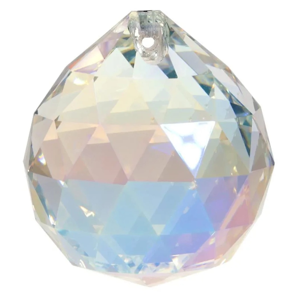 Cristal arc en ciel Sphère qualité AAA grande | 4 cm
