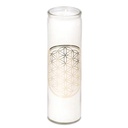 Bougie parfumée Fleur de la Vie stéarine | 21x6.5 cm
