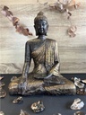 Statuette Bouddha Assis 29,5 cm en Résine