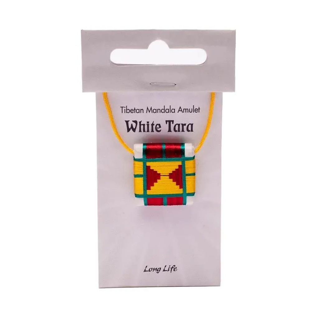 [8718969171137] Mandala Talisman Tara Blanche  | 2.5x2.5 cm