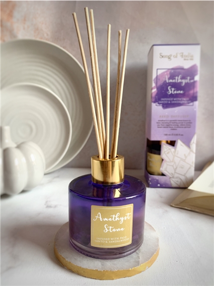 Diffuseur de parfum Pierres de Guérison Améthyste
