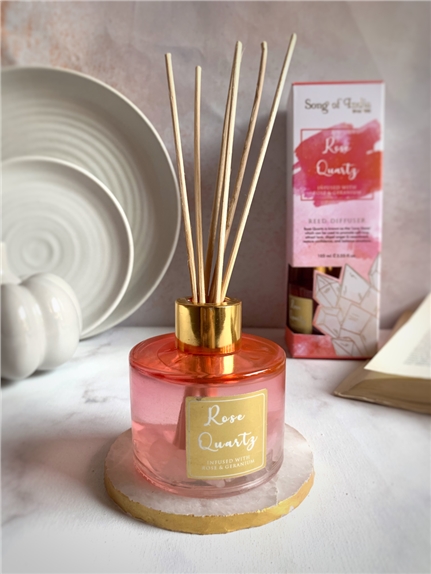 Diffuseur de parfum Pierres de Guérison Quartz rose