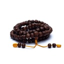 Mala Rudraksha 108 grains poliee | 1.0 cm