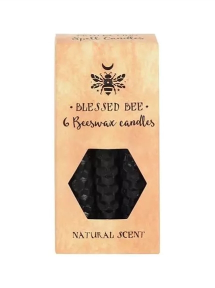 [5056131105126] Bougies à rituel en Cire d'Abeille - Noir