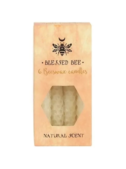 [5056131105119] Bougies à rituel en Cire d'Abeille - Blanc